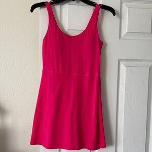 Aerie - Women's Electric Pink Scoop Neck Sleeveless Dress